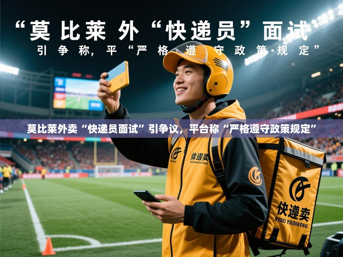 莫比莱外卖“快递员面试”引争议,平台称“严格遵守政策规定”  第1张