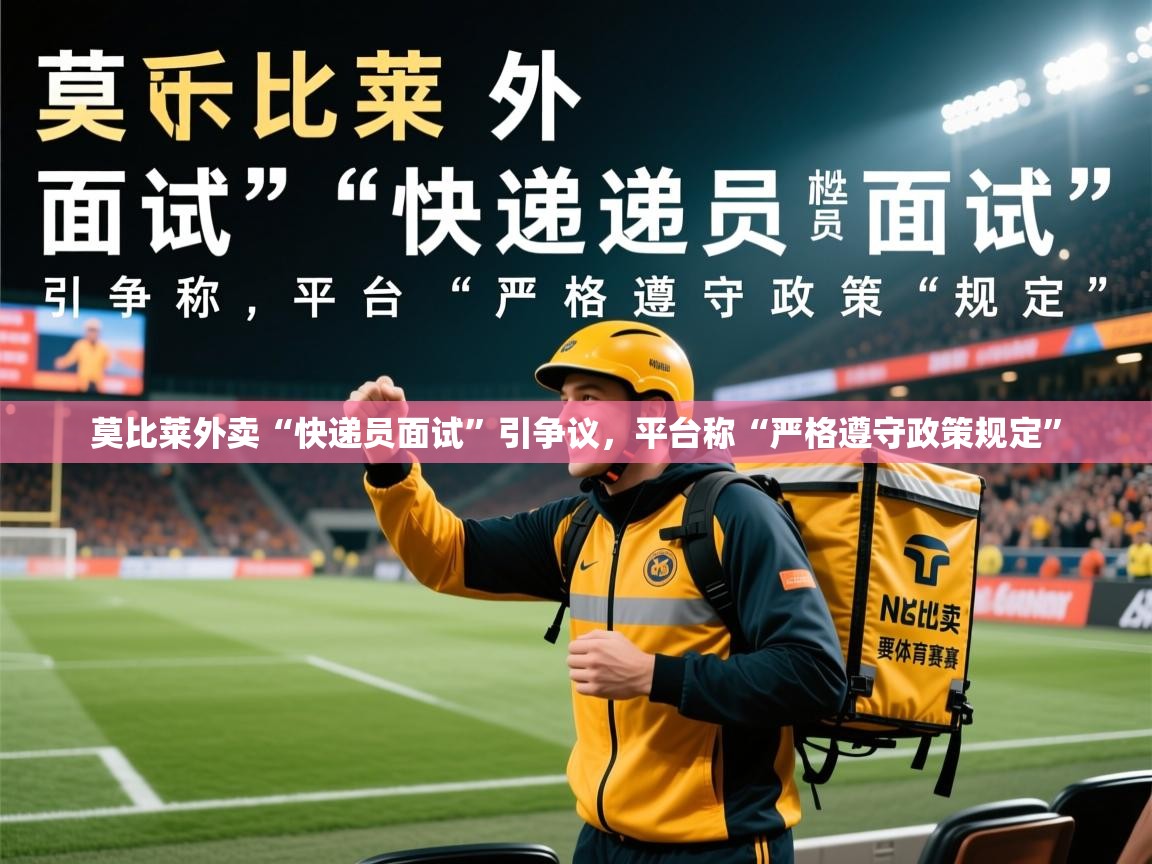 莫比莱外卖“快递员面试”引争议,平台称“严格遵守政策规定”  第4张